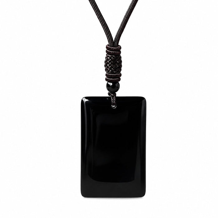 Obsidian Pendant | Wearable Shield