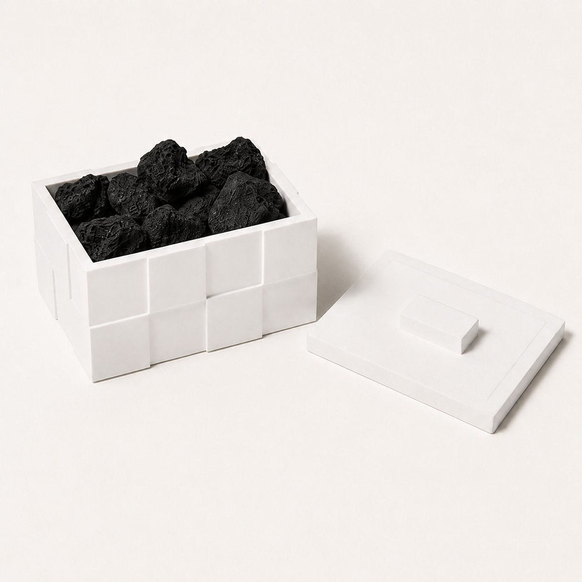 Black lava rock essential oil diffuser